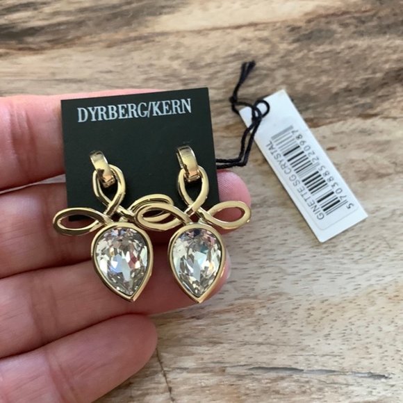 Dyrberg/Kern Ginette Swarovski crystal earrings - Picture 4 of 7